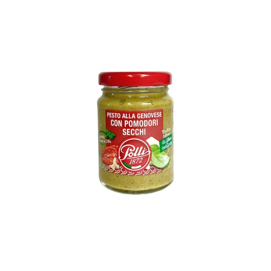 Pesto Genovese z suszonymi pomidorami - Pesto alla Genovese con pomodori secchi Polli